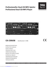 IMG STAGE LINE CD-230USB Instruction Manual