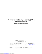 TE Technology CP-200HT Instruction Manual