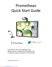 CSR Promethean Quick Start Manual