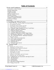 Electromotive TECgt User Manual