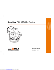 GeoMax ZAL 120 series User Manual