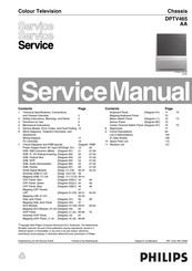 Philips DPTV465 Service Manual