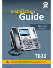 OVH.DE TB30 Installation Manual