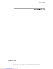 GENEREX SITEMANAGER II Manual