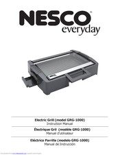Nesco GRG-1000 Instruction Manual