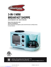 Maxi-matic Americana Breakfast Shoppe EBK-200R Instruction Manual