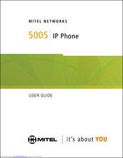 Mitel 5005 User Manual