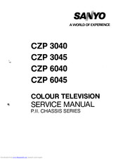 Sanyo CZP 6045 Service Manual