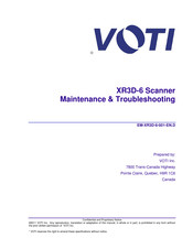 VOTI XR3D-6 Maintenance & Troubleshooting