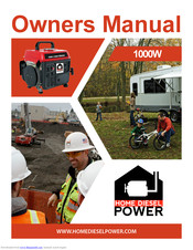 HomeDieselPower HDP-1000 Owner's Manual