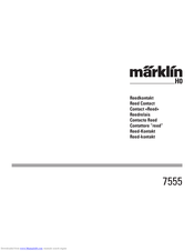 Marklin 7555 User Manual