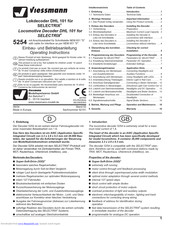 Viessmann DHL 101 Operating Instructions Manual