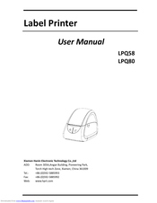 Xiamen Hanin Electronic LPQ80 User Manual