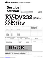Pioneer XV-DV232 Service Manual