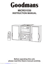 Goodmans MICRO1530 Instruction Manual