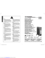 First FA-5582-4 Instruction Manual