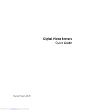 UNV DVS4116 Quick Manual