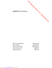 SANTO K 9 12 03-6i User Manual