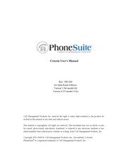 PhoneSuite Console User Manual