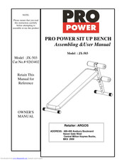 Argos JX-503 Assembly & User Manual