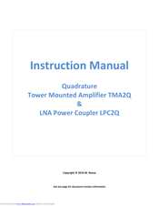 Reeve TMA2Q Instruction Manual