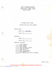 FISCHBEIN 10.000 Owner's Manual