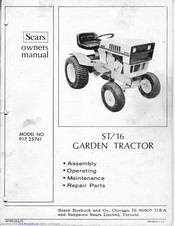 Sears 917.25741 Owner's Manual