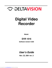 DELTAVISION DVR 1016 User Manual
