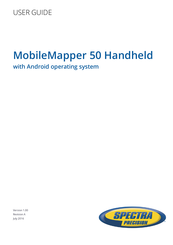 Spectra MobileMapper 50 User Manual