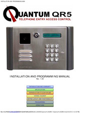 Quantum QR5 Installation And Programming Manual