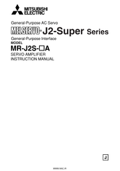 Mitsubishi Electric MR-J2S-A Instruction Manual
