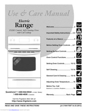 Tappan TGF351RB Use And Care Manual