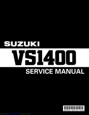 Suzuki Intruder VS1400 Service Manual