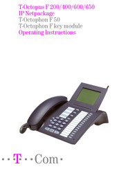 T-Com T-Octophon F 50 Operating Instructions Manual