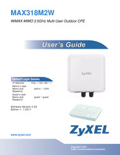 ZyXEL Communications MAX318M2W User Manual