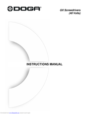 DOGA GX150P Instruction Manual