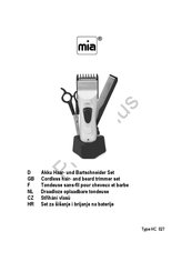 MIA HC 027 Manual