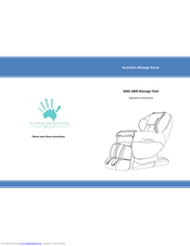 Australian massage group AMG-3800 Operation Instructions Manual