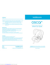 Kiddicare Oscar Instruction Manual