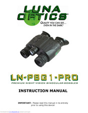 LUNA OPTICS LN-PBG1-PRO Instruction Manual