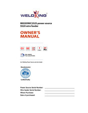 WeldKing Mig Sonic 252S Owner's Manual