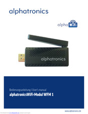 Alphatronics Modul WFM 1 User Manual