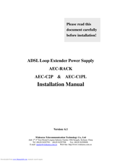 Widearea AEC-C2P Installation Manual