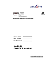 WeldKing MAG 251 Owner's Manual