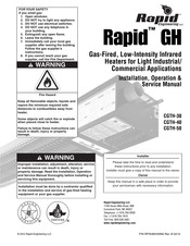 Rapid Engineering CGTH-30 Installation & Operation Manual