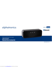 Alphatronics Sound 3 User Manual