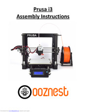 ooznest Prusa i3 Assembly Instructions Manual