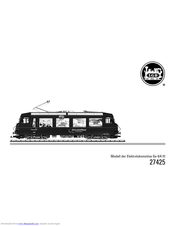 Marklin 27425 Manual