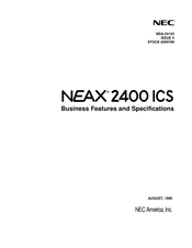 NEC NEAX 2400 ICS Features Manual