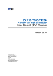 Zte ZXR10 T600 User Manual